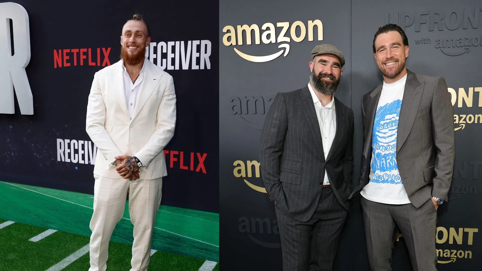 ‘Sua esposa bate em você o tempo todo’: George Kittle lança sombra para Jason Kelce durante o podcasting com o debate sobre a esposa