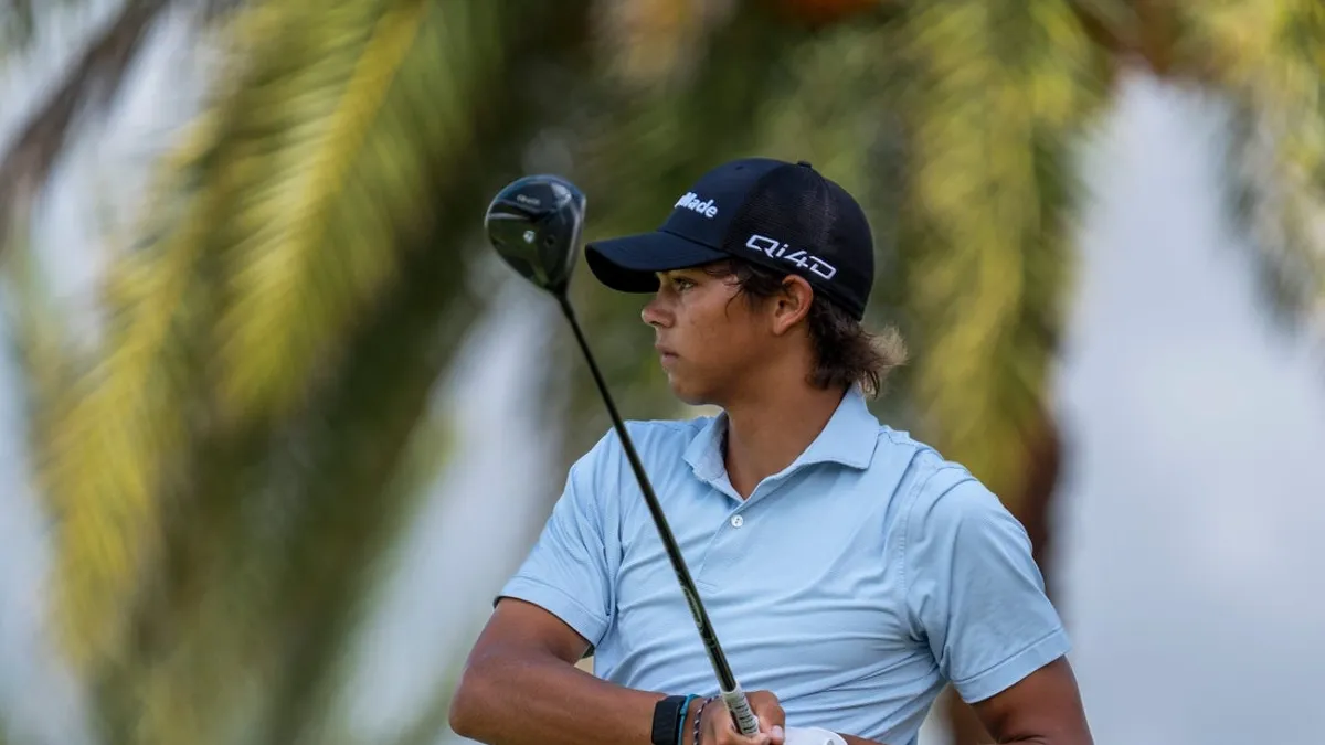 Charlie Woods se desfaz e perde o corte por 6 no amador Pinehurst