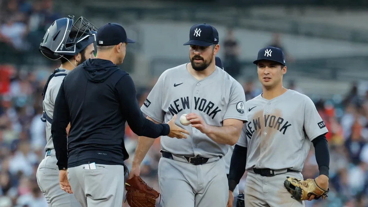 Os Yankees colocam Carlos Rodon na IL e reintegram Trent Grisham e Ryan McMahon