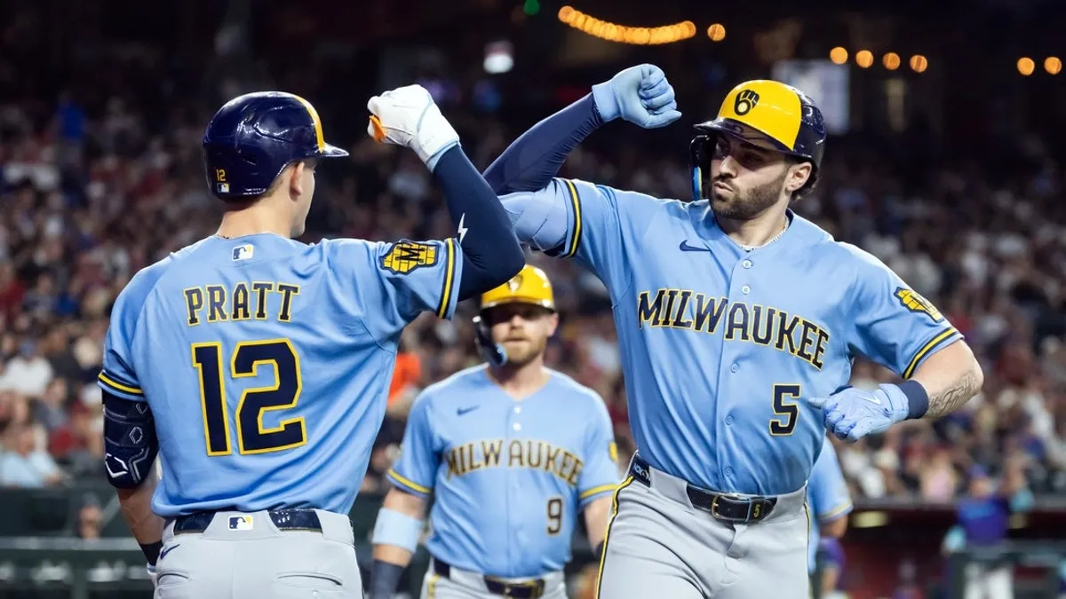 Rally de quatro corridas e 11ª entrada faz com que Brewers ultrapasse Diamondbacks