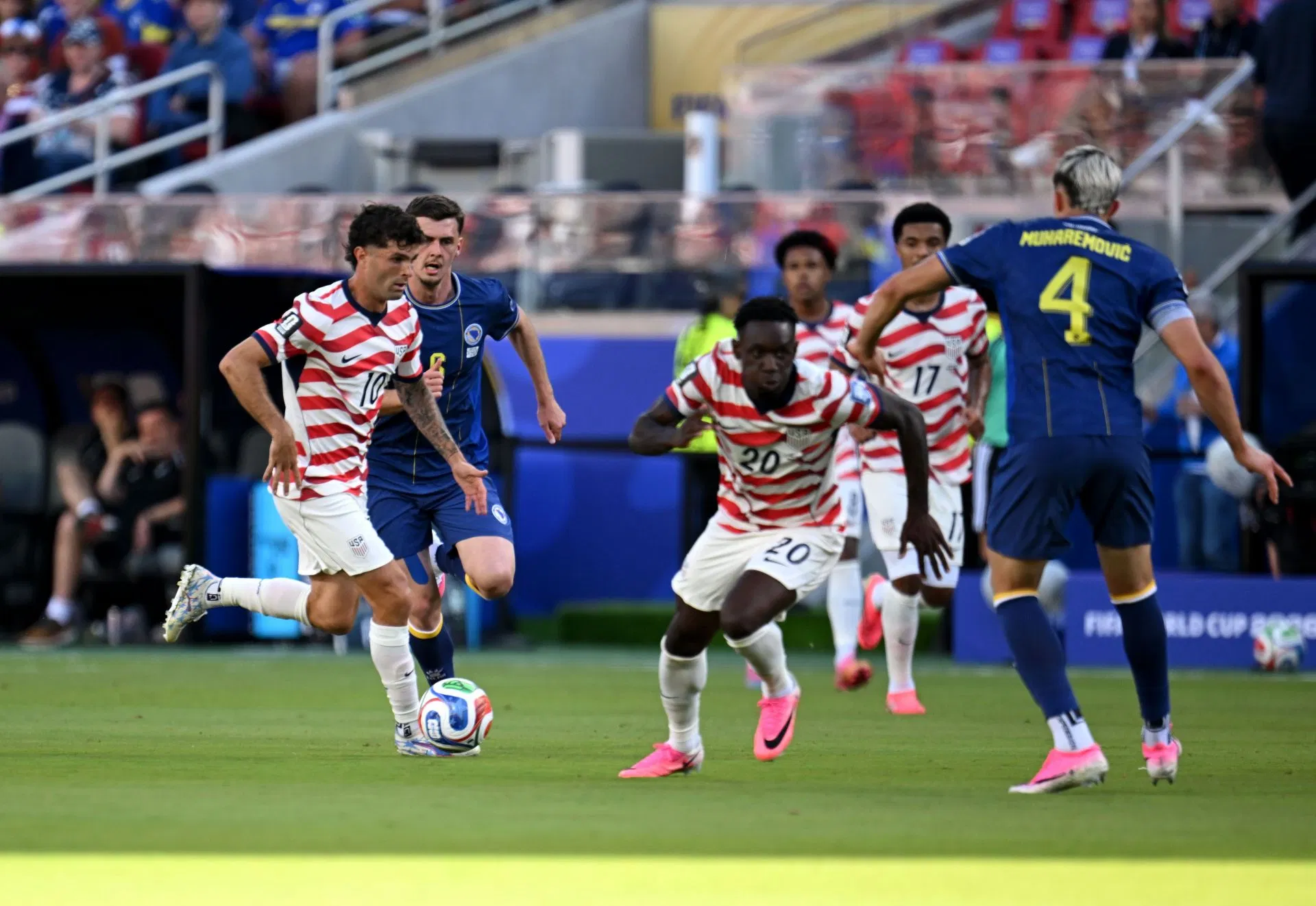 EUA 2-0 Bósnia e Herzegovina: 5 pontos de discussão enquanto os anfitriões de 10 jogadores avançam