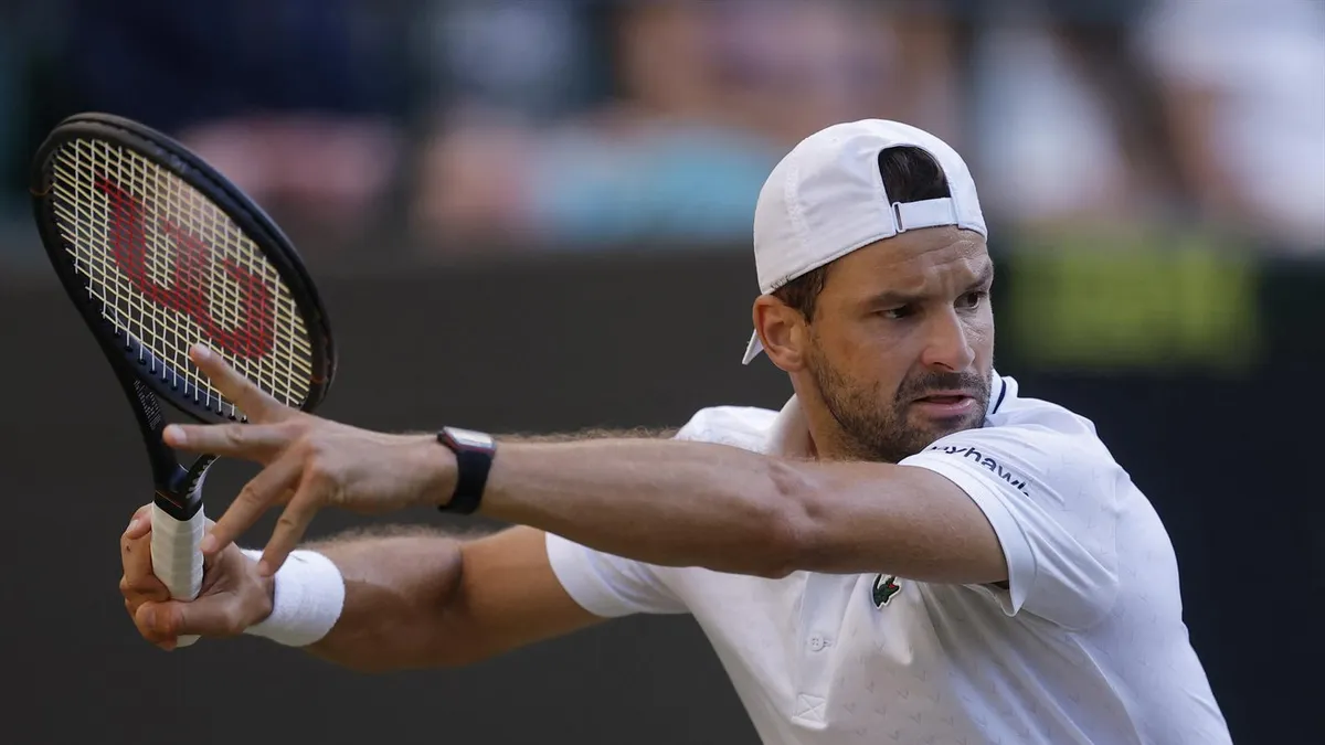 Um ano após lesão em Wimbledon, Grigor Dimitrov surpreende o número 15 Jakub Mensik