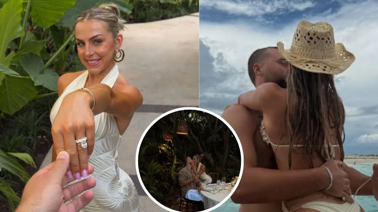 A esposa de Jake Ferguson, Haley, veste um biquíni verde-esmeralda enquanto fica íntima do Cowboys TE na lua de mel: nas fotos