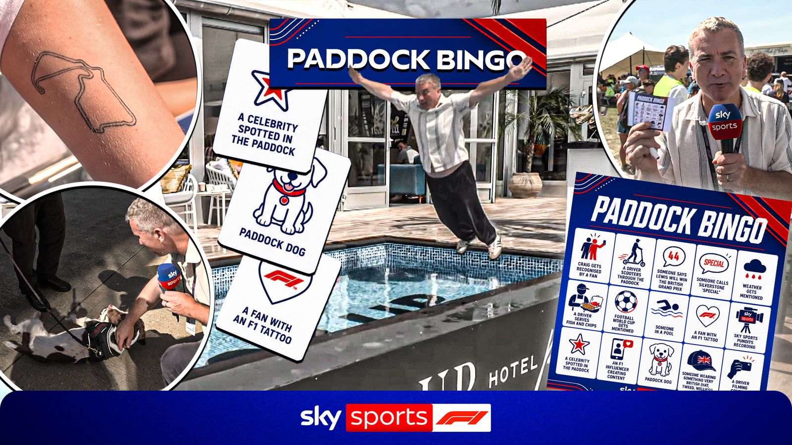 Assista até o final! 👀Hilariante desafio Paddock Bingo