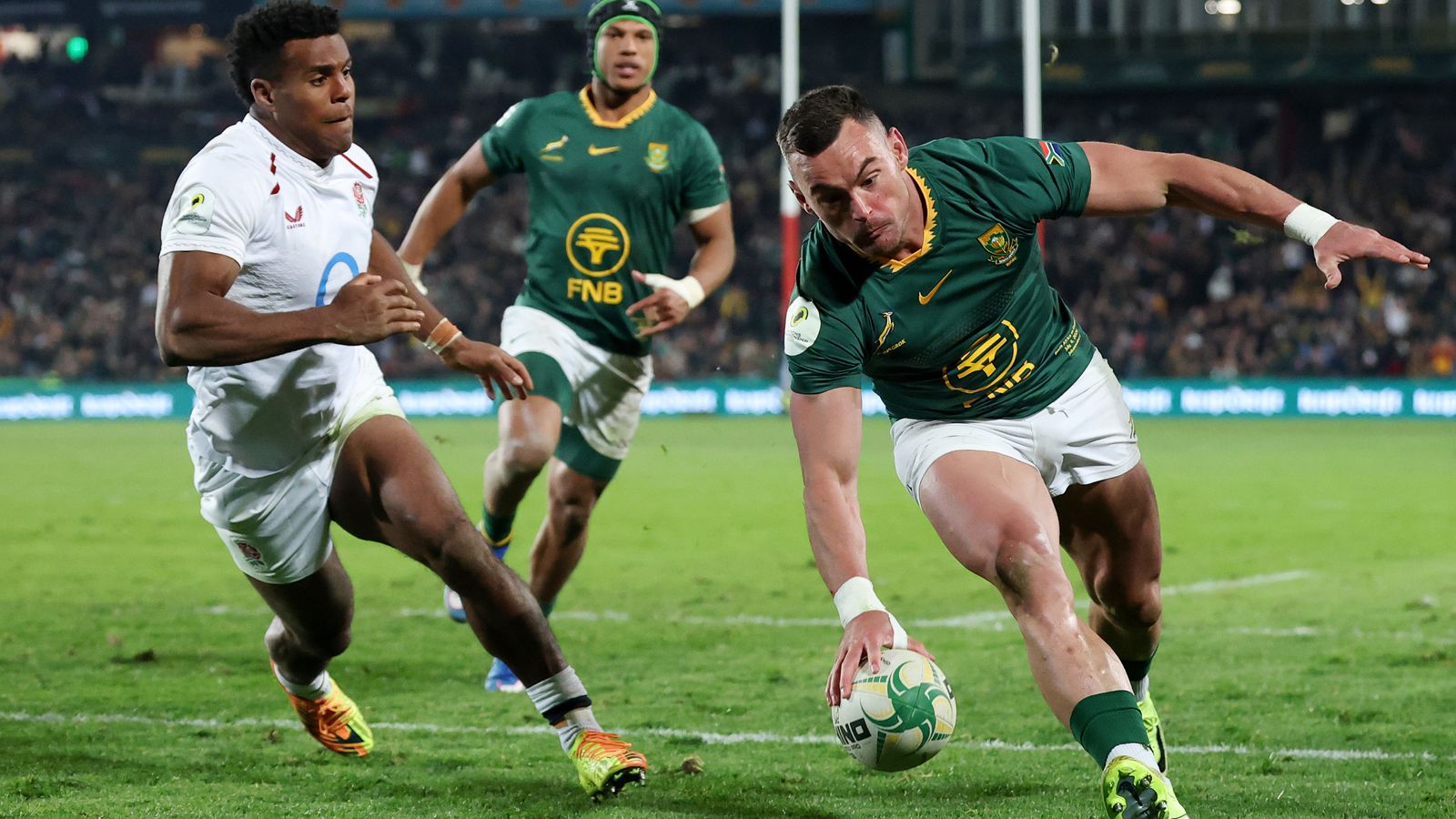 África do Sul 45-21 Inglaterra: Springboks mostram força na vitória de sete tentativas no Campeonato das Nações | Notícias da União de Rugby